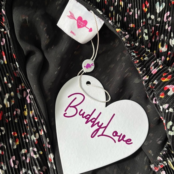 BUDDY LOVE Evie Long Sleeve Maxi Dress in Gemstone Size Small - Picture 4 of 5